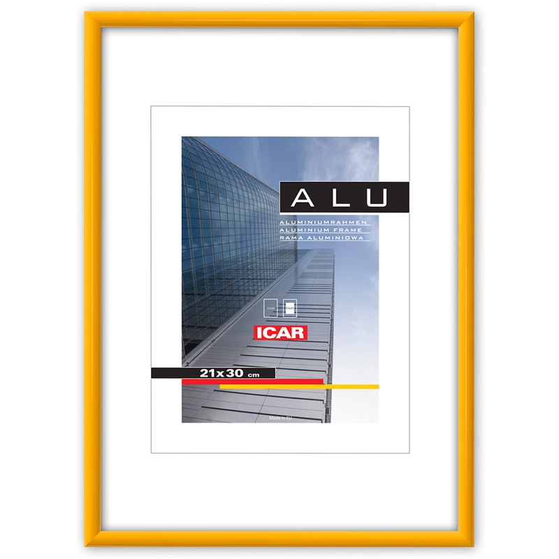 Aluminiumrahmen ALU C 10 gelb